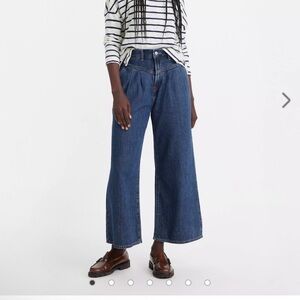 Levi’s Premium Baggy Featherweight Wide Leg Dark Wash Jeans